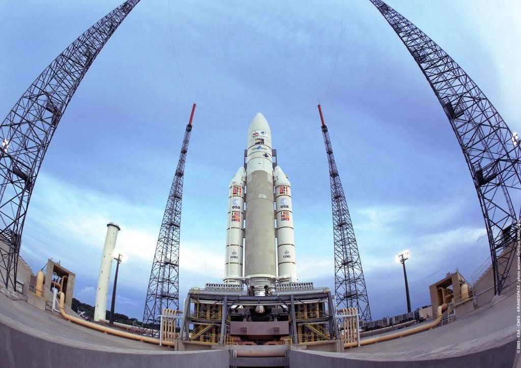 Startplatz Ariane 5 in  Kourou (Tropen) | Foto: ©ESA,CNES, Arianespace