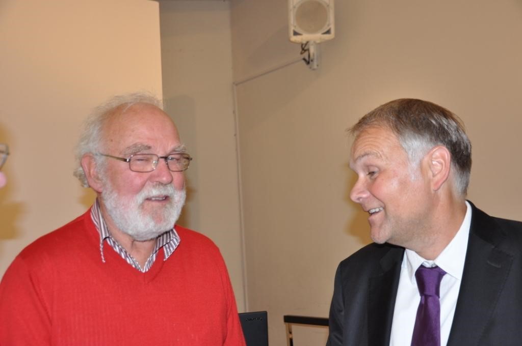 Dr.-Ing. Jens Laßmann mit ehem. Kollegen | Foto: ©Heiko Gertzen 2017