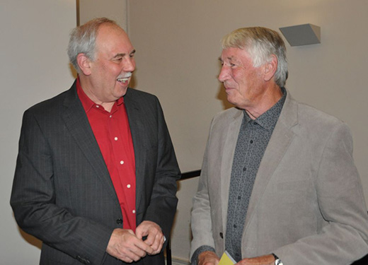 Prof. Dr. Gerhard Bohrmann und Martin Kull